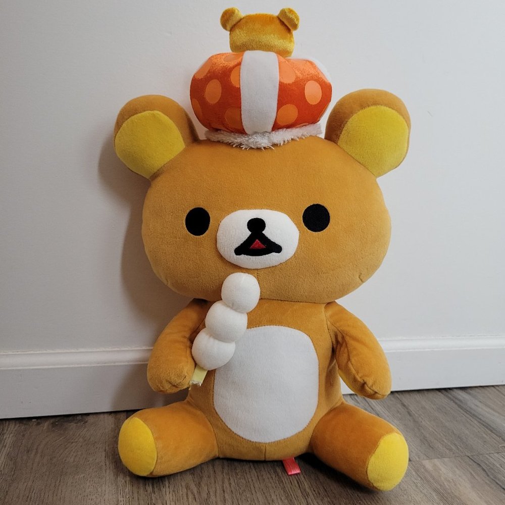 Royal Rilakkuma 18" 10th Anniversary 2013 San-X Dango Plush